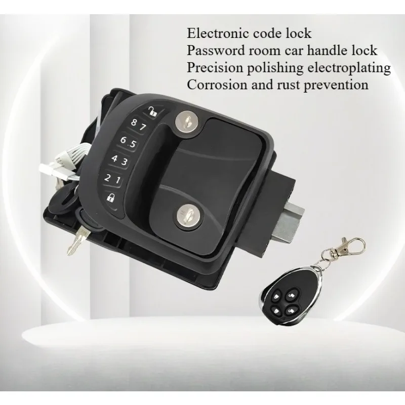 RV Lock Light Plastic Electronic Password Lock RV Flat American Torch Shaped RV Handle Lock
