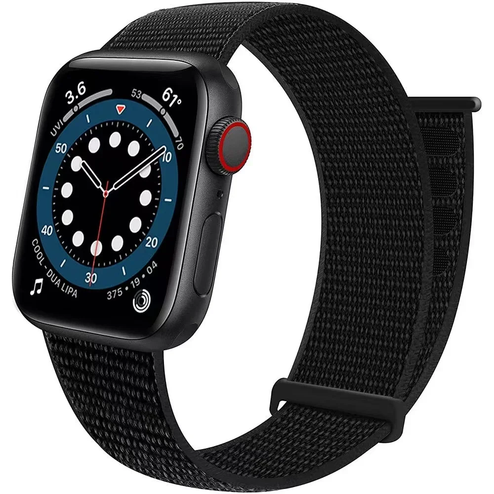 Nylon Loop Belt For Apple Watch 11 10 9 8 7 Ultra 3 49mm 46mm 45mm 41mm Comfortable Wristband For iWatch 6 5 4 SE 44mm 40mm Band