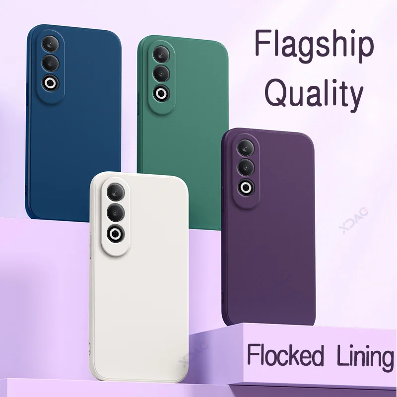 Original Square Liquid Silicone Phone Case for OPPO K12 Plus K12Plus 5G 6.7