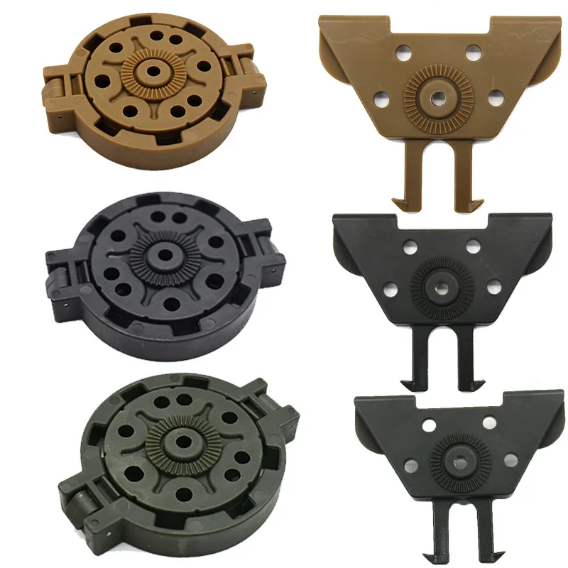 Tactical Gun Holster Adapter Molle Attachment Plate Pistol Case Adapter for GL 17 19 M9 Quick Disconnect Kit 360 Rotation