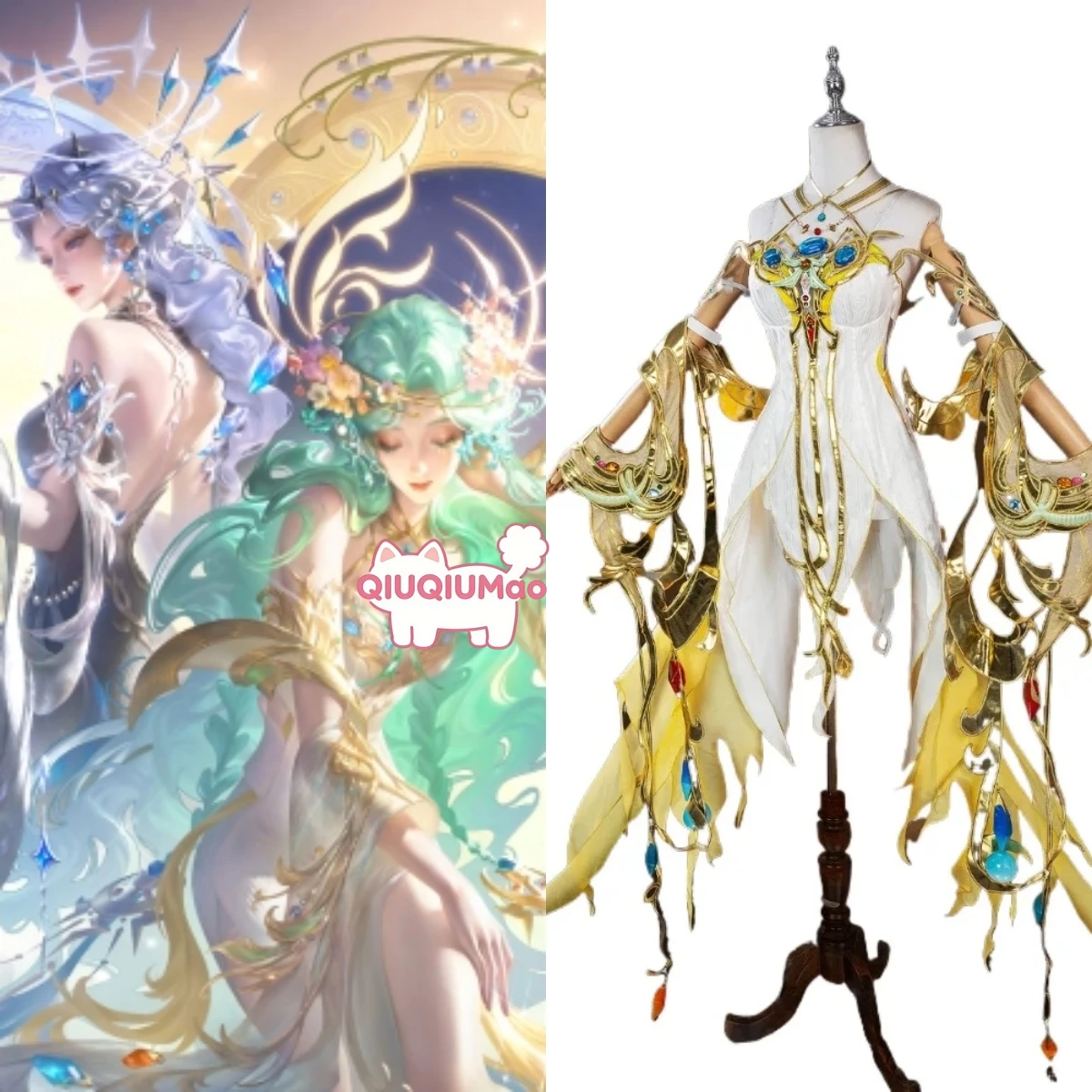 Hot Game Honor of Kings Cosplay Blooming Flowers Costume Anime Diao Chan Role Playing Dress Outfit Women Adult Comic Con Outfit