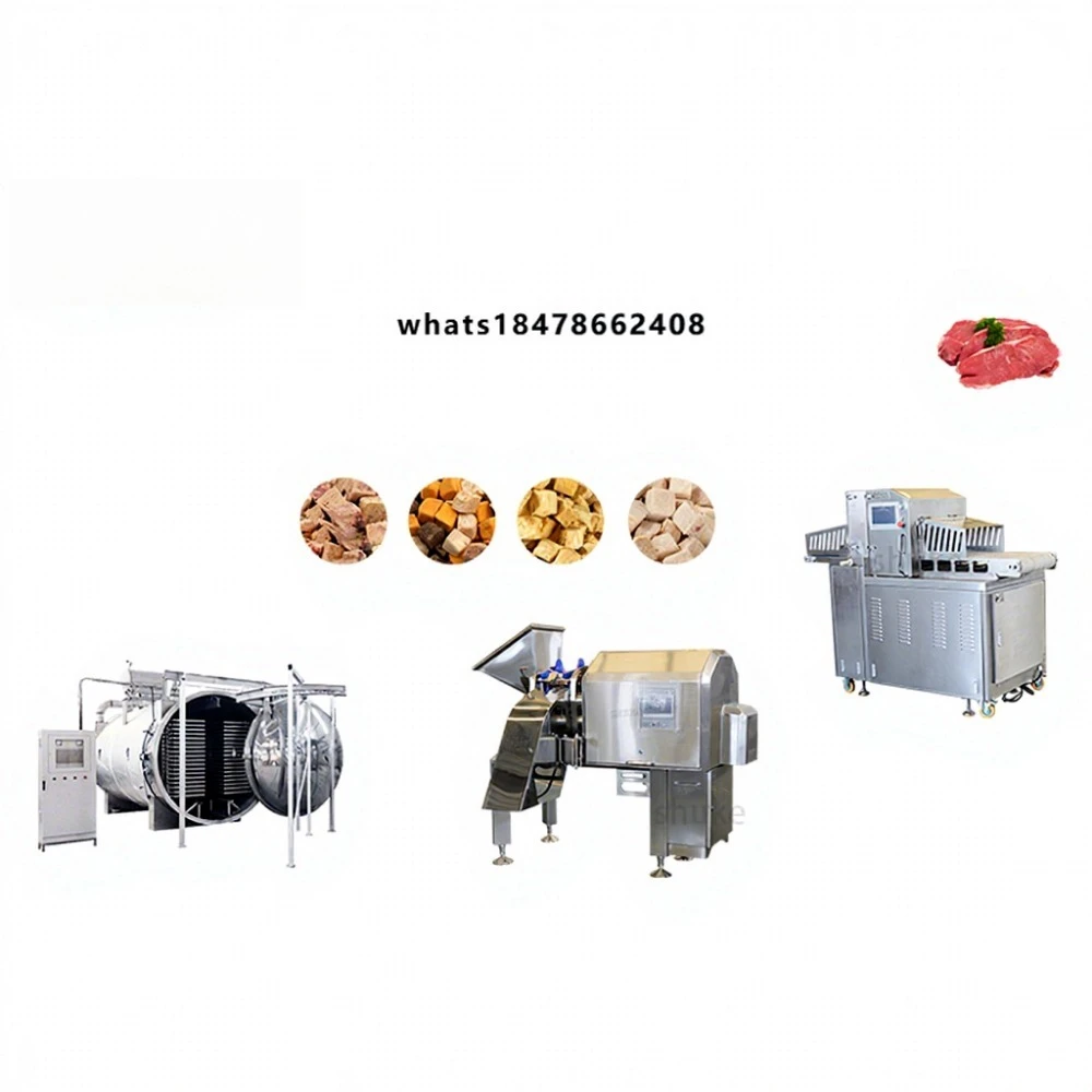 New SK Commercial Automatic Pet Food Production Line for Cat Dog Freeze-Dried Food High Efficiency 300KG Capacity 220V/380V