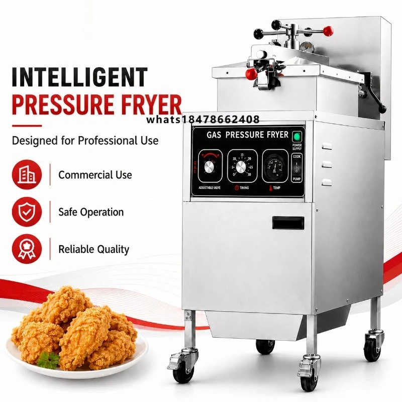 Pfe-800 Henny American USA Style Computron 8000 Chicken Broasted Henny Gas Pressure Fryer for Fast Food KFC Restaurant