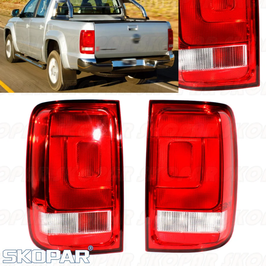 For VW Amarok LHD 2010 2011 2012 2013 2014 2015 2016 2017 2018 2019 2020 Car Tail Light Rear Brake Lamp Without Bulbs