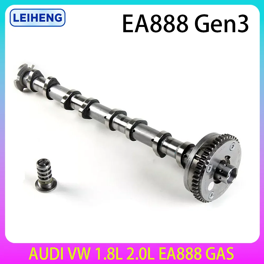 EA888 Intake Camshaft & Valve Set For VW Beetle Golf Polo Passat AUDI A3 A4 A5 Q5 A6 TT 1.8L 2.0L TFSI 1.8 2.0 L T 06L109021H
