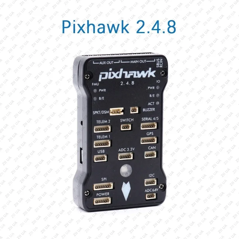 Pixhawk 2.4.8 PX4 PIX Flight Controller+M8N GPS+ 433/915Mhz 100/500mw Radio V5 Telemetry+Safety Switch+Buzzer+rgb+I2C+ 4G SD