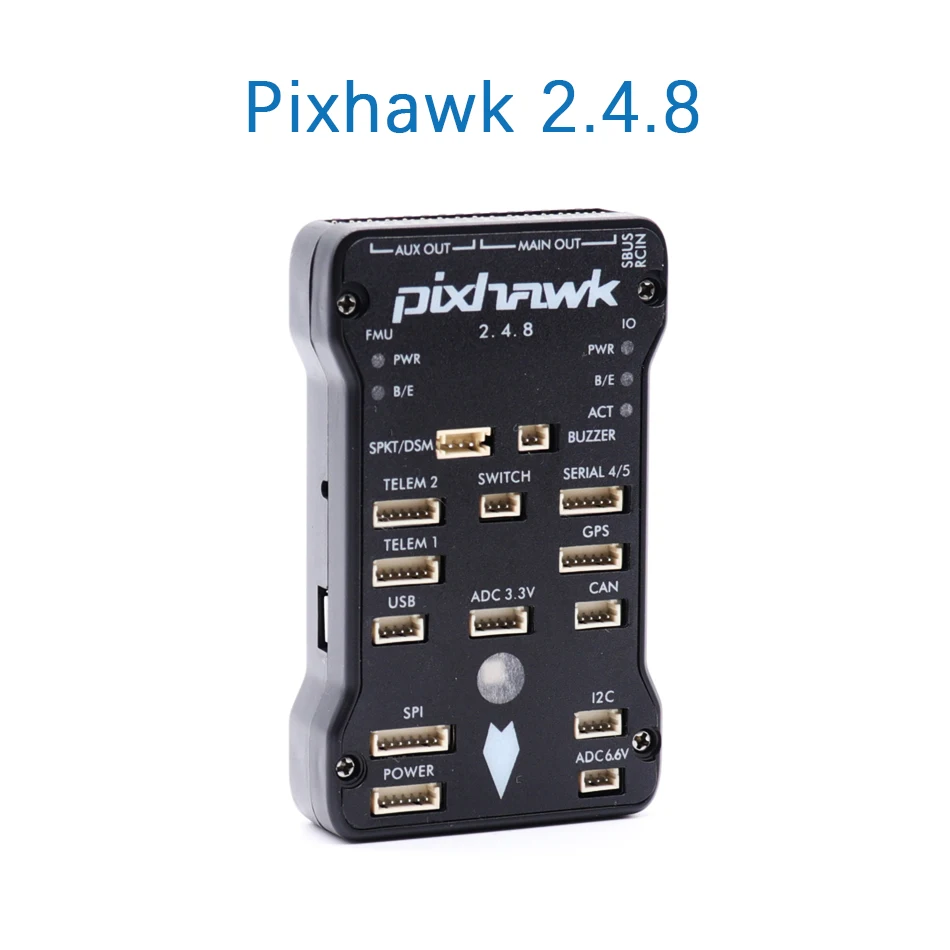 AN Pixhawk PX4 2.4.8 Flight Controller+M8N GPS+ 433/915Mhz 100/500mw Radio V5 Telemetry+Safety Switch+Buzzer+RGB+I2C+ 4G SD