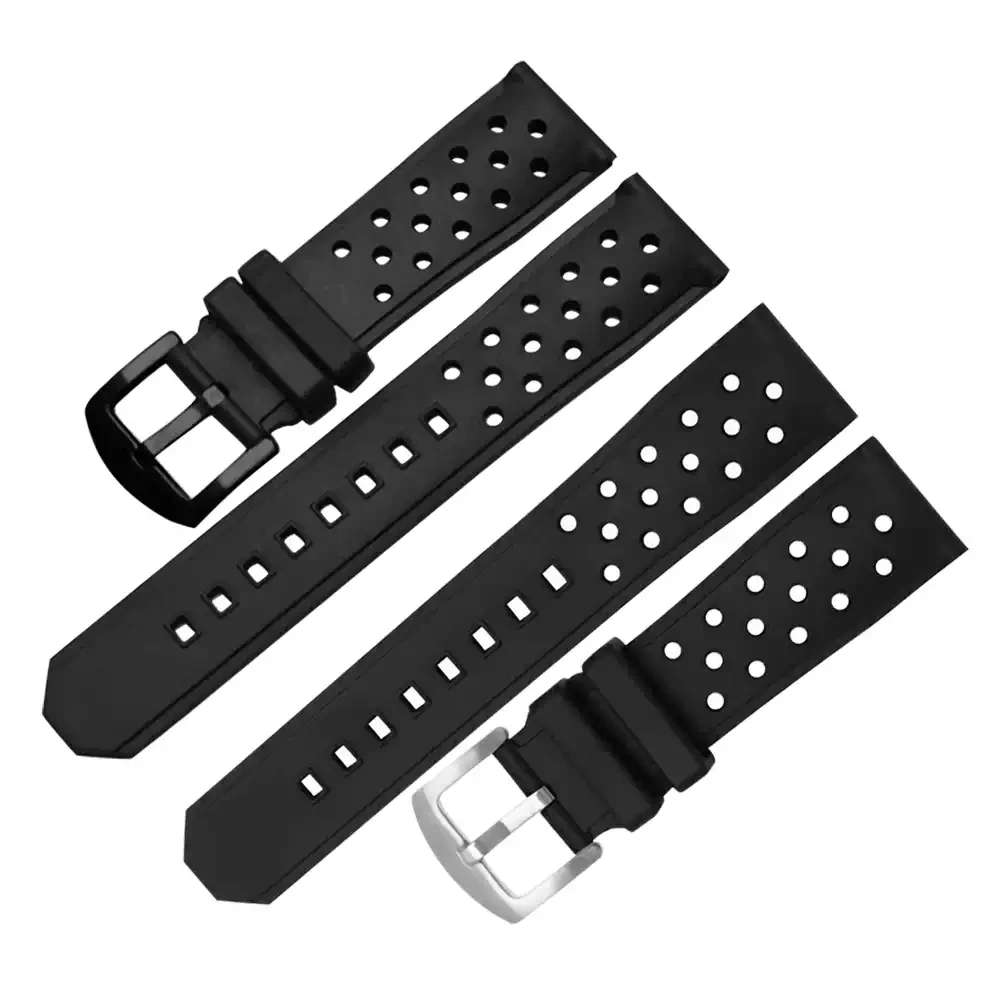 Soft Silicone Watch Strap for Tag Heuer Racing F1 WAZ2113 Sports Watch Series Accessories Rubber Men Watch Band 22mm bracelet