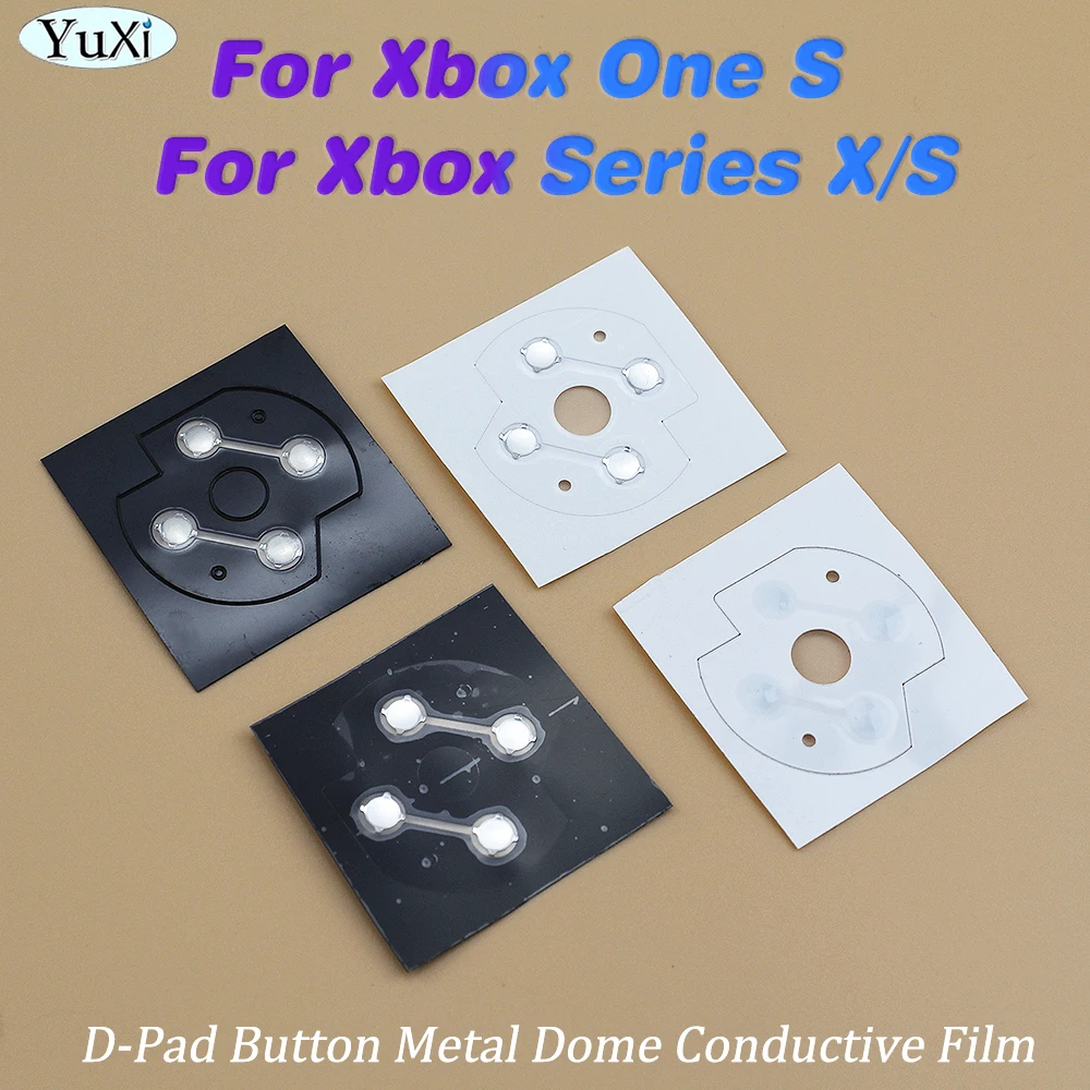 1Pc Conductive Film Sticker For Xbox One S D-Pad Button Metal Dome Switch Pad For Xbox Series X S Controller One Slim Repair