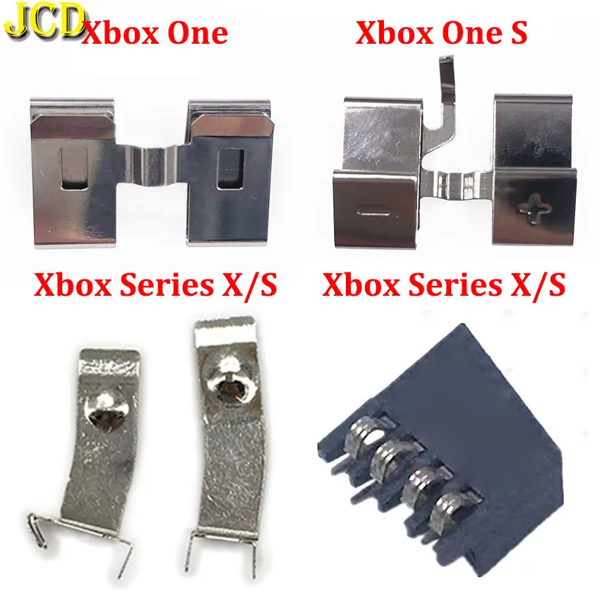 JCD Replacement Battery Contact Clip Part Battery Holder Spring For Xbox One S For Xbox Series X S Controller