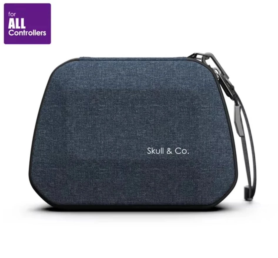 Skull & Co. Controller Case Storage Travel Bag Carrying Pouch for PS4 PS5 Xbox One Xbox Series X/S Switch Pro Controller
