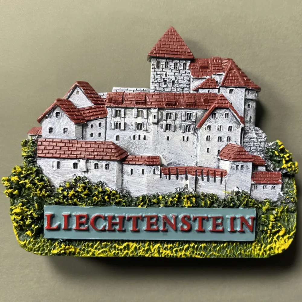 Europe Liechtenstein 3D Fridge Magnets Tourism Souvenir Refrigerator Magnets Sticker Collection Handicraft Decoration Articles