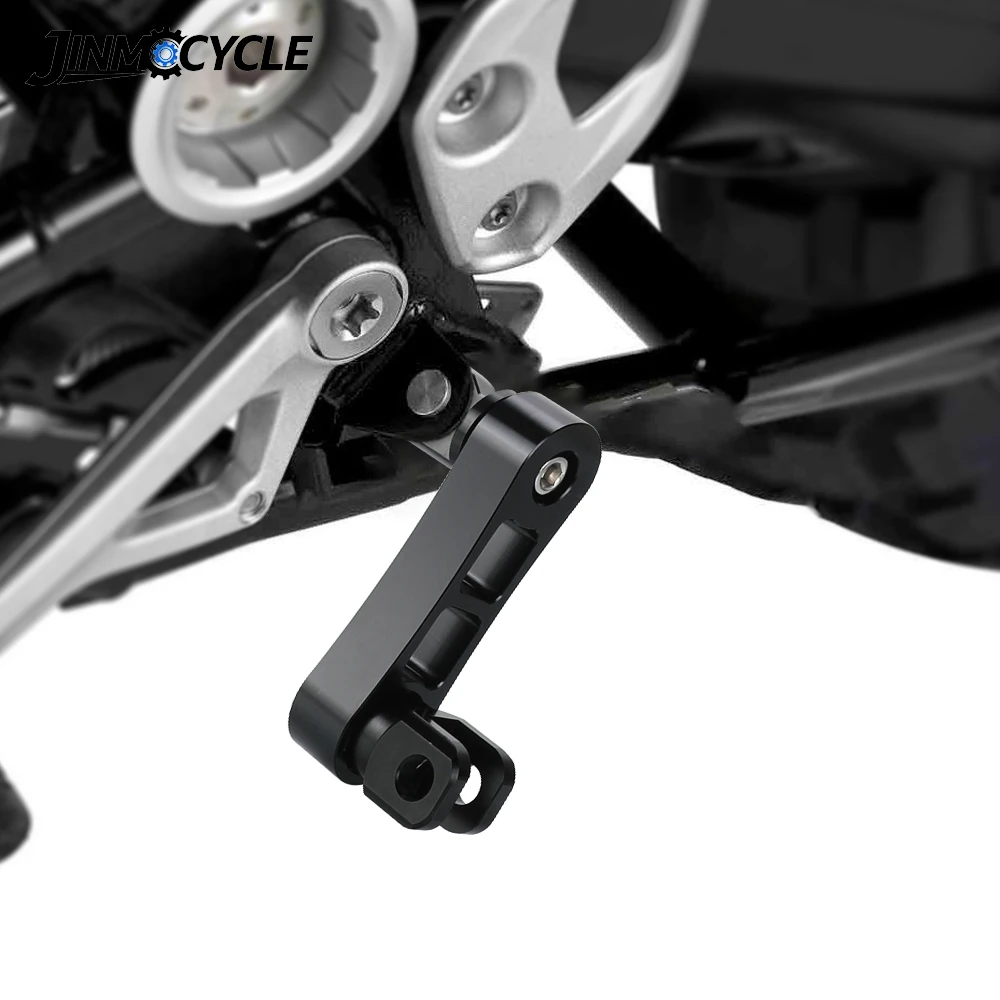 360° Adjustable Rugged Foot Peg Motorcycle Foot Peg Highway Bracket Extension Bracket for Touring Foot Peg Extension Bracket