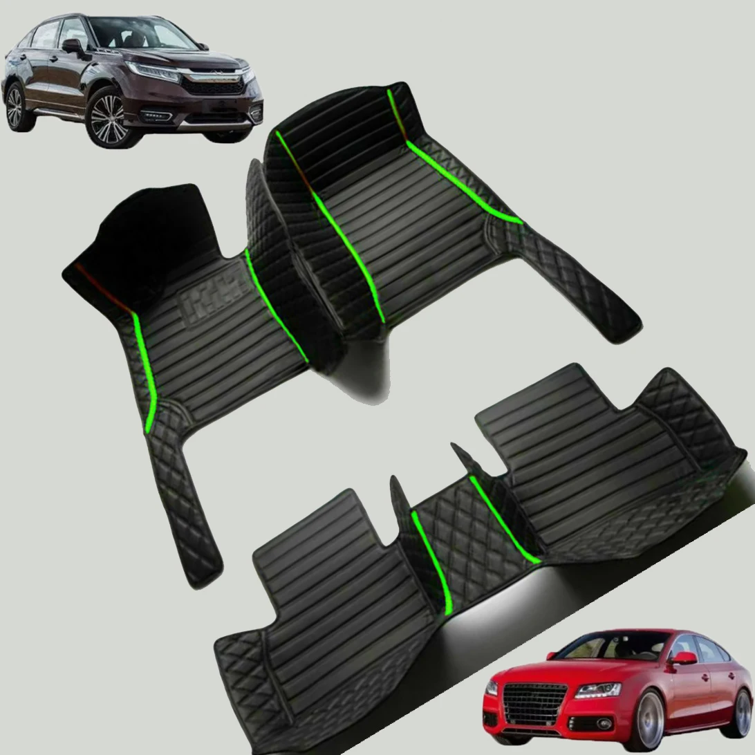 Custom Car Floor Mats For Suzuki SX4 Auto Carpets Foot Coche Accessories Waterproof Leather Floor Liners