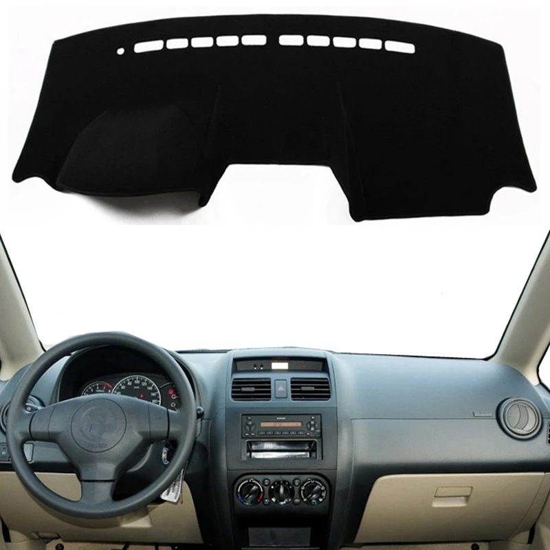 Car Styling For Suzuki SX4 2006-2011 2012 2013 Dashboard Cover Dash Mat Anti-UV Dashmat Sunshield Carpet Cushion Car Accessories