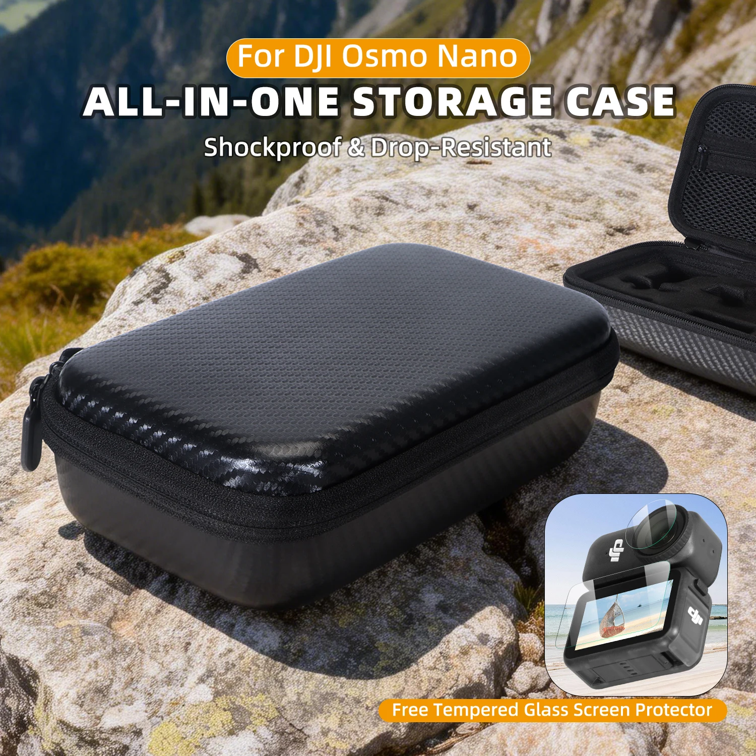 Handbag For DJI OSMO NANO Portable Travel Storage Bag Camera Protection PU Leather Shell Case for DJI Storage Bag Protective Box