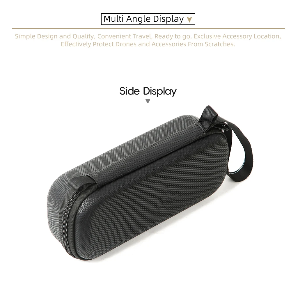 Waterproof Shockproof PU Leather Carry Storage Bag for Insta360 Luna Ultra Handheld Camera Portable Travel Protective Pouch Case