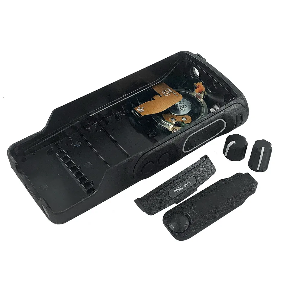 Black Walkie Housing Case With Speaker For PMLN7239A XPR7350e  XPR7380e DP4400e XIR P8600i GP328D+ Portable Radios