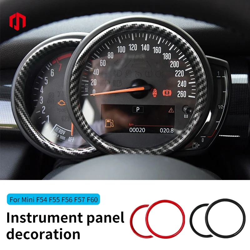 Car Tachometer Decoration Cover For MINI Cooper S F54 F55 F56 F60 Countryman Dashboard Panel Frame Cover Trim Car Accessories
