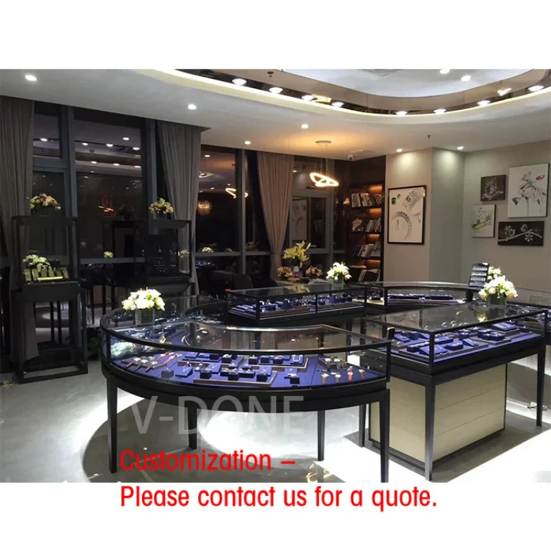 custom.Magnetic Levitation Jewelry Display Neck Necklace Bust Shop Shelves and Display Cabinets Showcase Shoes Clo