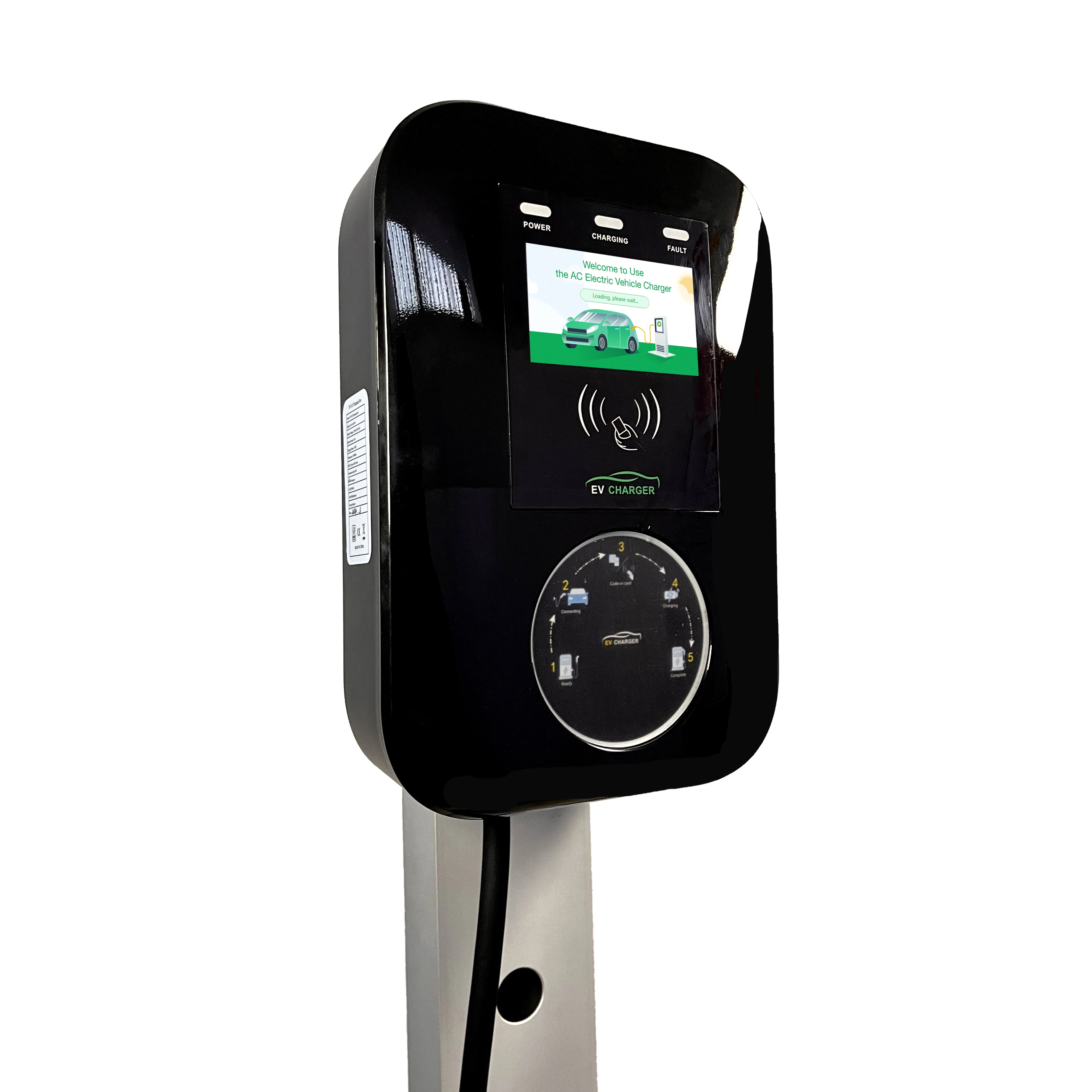 Ac Ev Charger Station Electric Vehicle Charging Station 7kw 11kw 22kw Charger 1632a Type 1