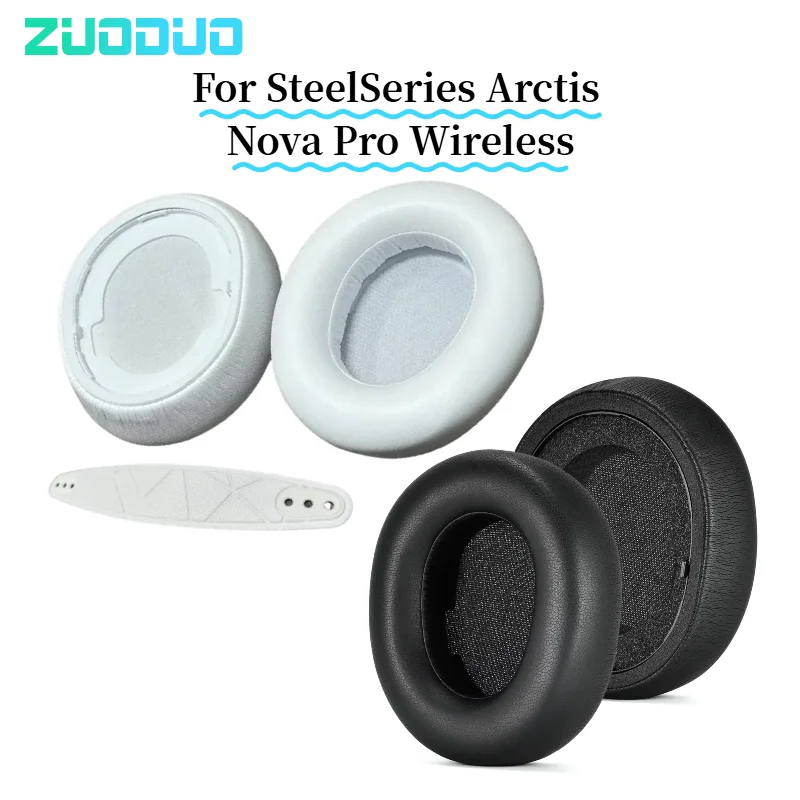 For SteelSeries Arctis Nova Pro Wireless Original earmuffs with buckle Headphones Memory Foam Ear Cushions High Quality