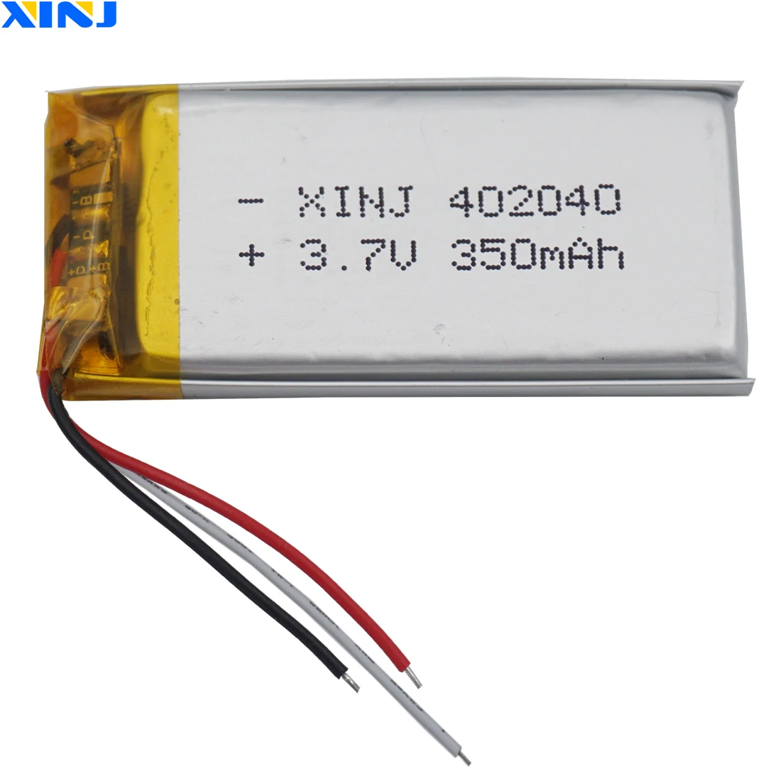 3.7V 350mAh 1.295Wh NTC Thermistor 3-Wires Rechargeable Li Li-Po Battery 402040 For GPS Pen MP3 MP4 Car Camera Bluetooth Device
