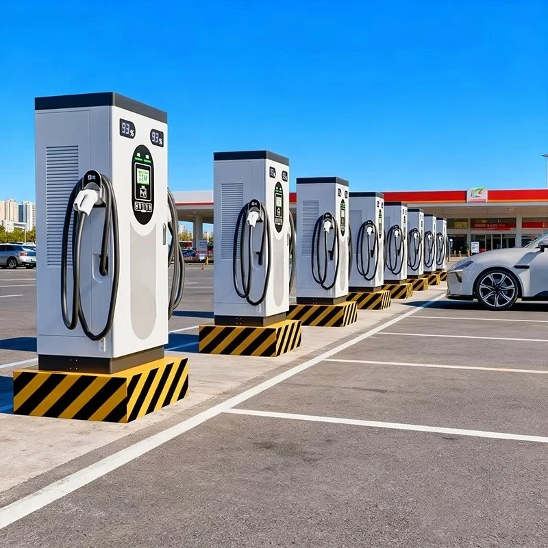 YG 120KW Dual DC Fast EV Charging Station Floor-Mounted GB/T CCS Type2 Air-Cooled IP54 Outdoor Commercial Parking EV Charger
