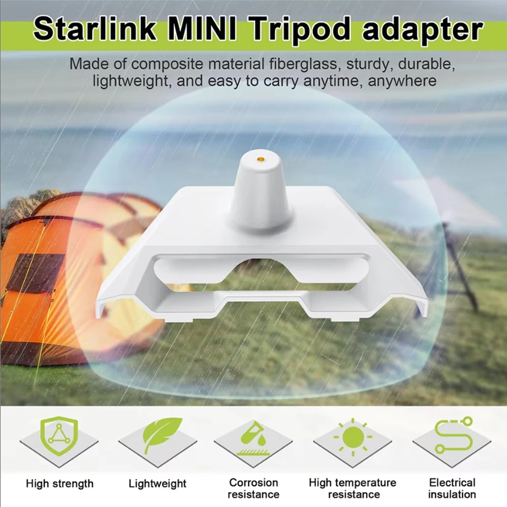 Adapter Mount ,compatible with for Starlink Mini Dish, Suction Cup Mount and Tripod Mount ,1/4 Inch Nut Mount for Starlink Mini