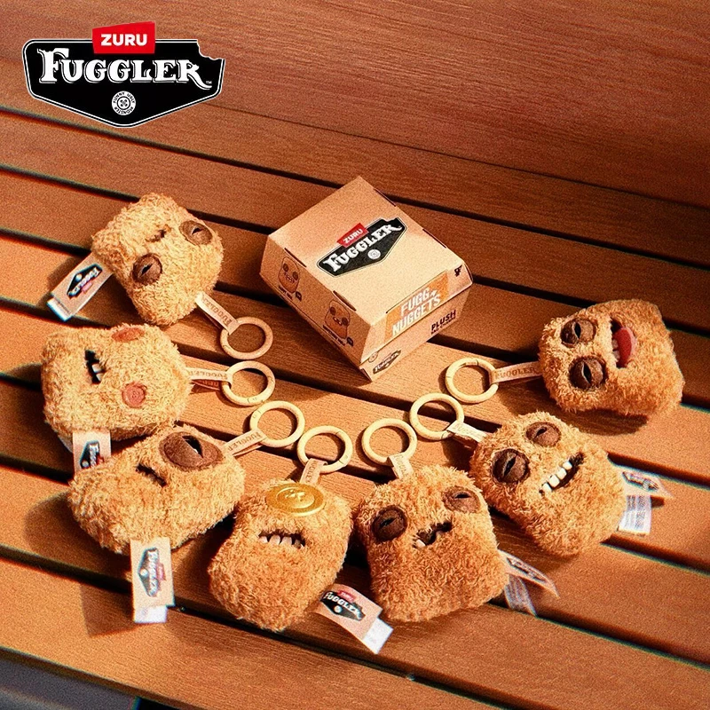 Fuggler Nuggets Plush Pendant Doll Blind Box Chicken Nuggets Teeth Monster Ugly Cute Keychain Mystery Box Backpack Key Ring Gift