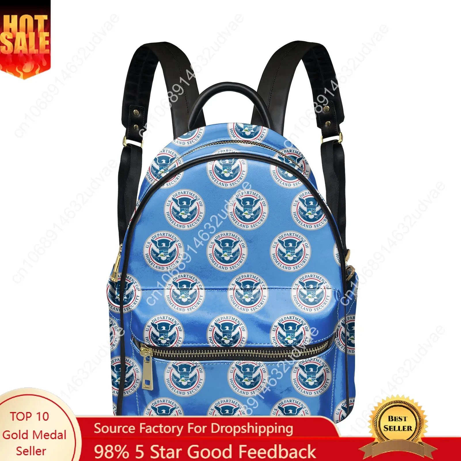 Homeland Security Investigations Backpack Womens Men Knapsack Personalized Shoulder Bag Business Bookbag Rucksack Gift Daypack