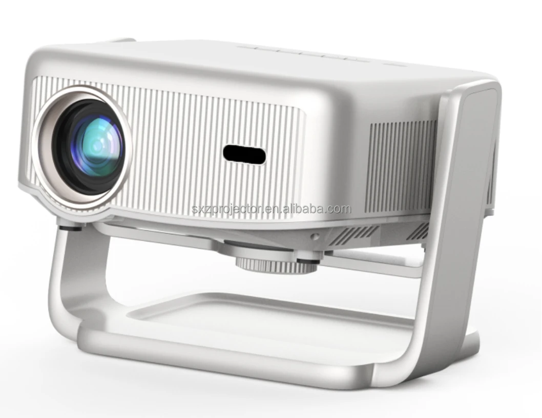 Portable Mini Electric Focus Projector with WiFi BT Tripod Full HD 720P Supported 1080P Movie Playback