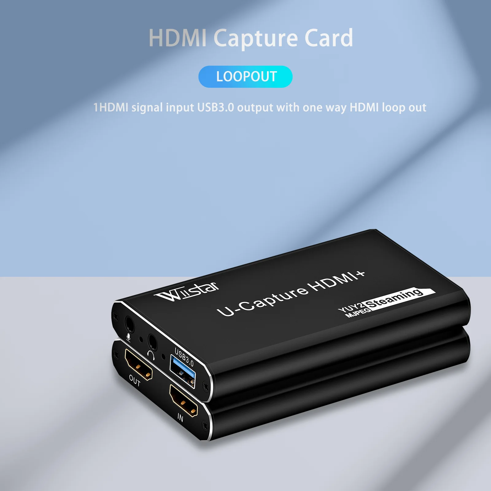 USB Video Capture HDMI Video Capture Card USB3.0 Audio Video Capture 1080P for TV PC PS4 Game Live Stream for Windows Linux Os X