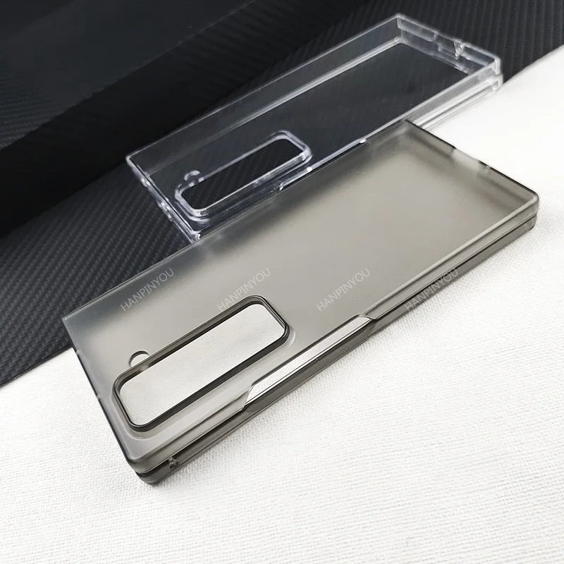 For Samsung Galaxy Z Fold Special Edition SE W25 Hard PC Camera Protect Case Ultra Thin Clear Plastic Full Cover Protective Skin