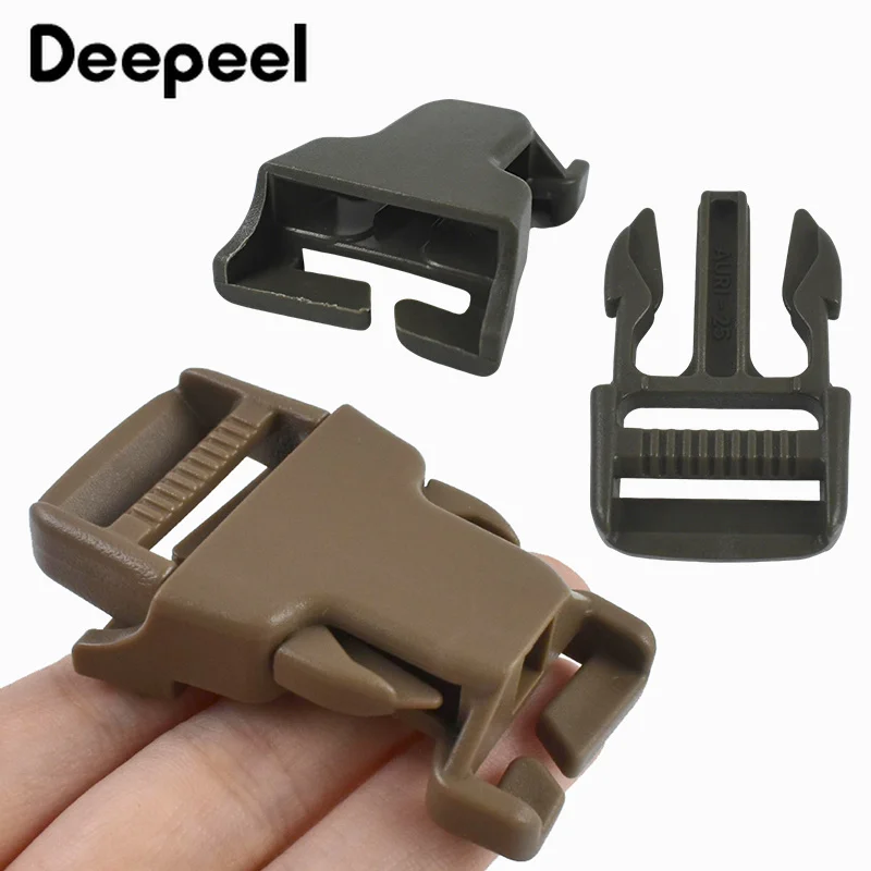 5-30Pcs 25mm Plastic Buckles Quick Side Release Buckle for Backpack Bag Strap Belt Waistband Adjustable Clasp DIY Accessories