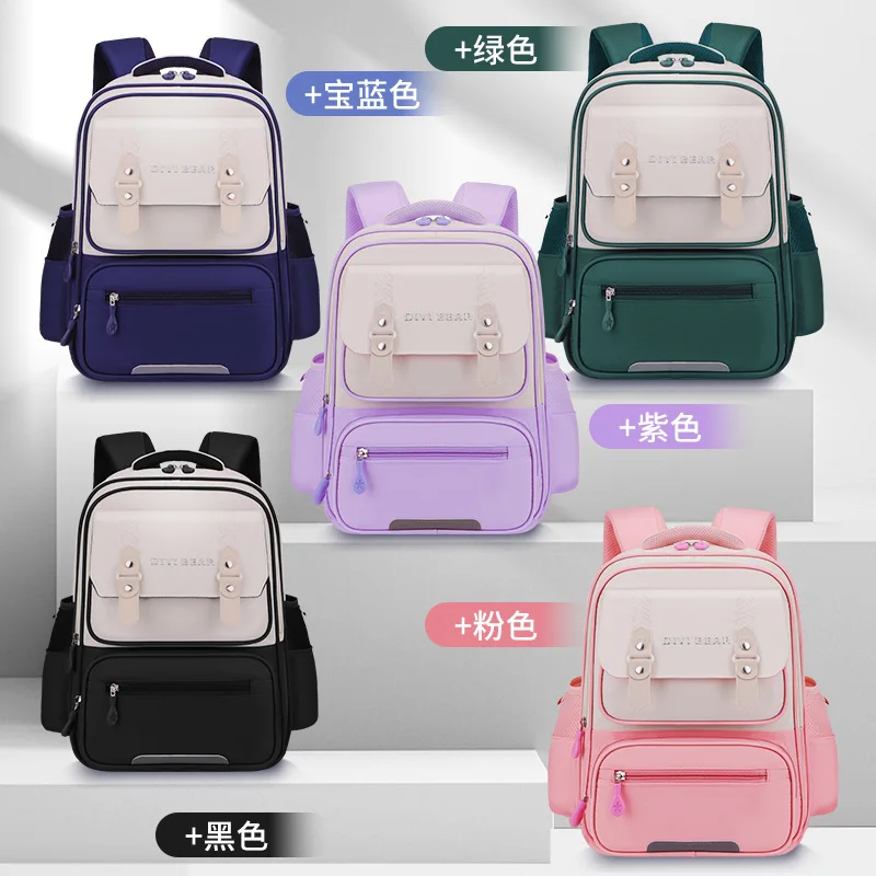 Back to School Backpack for Primary Students, School Bag for Boys & Girls,Ergonomic Kids Backpack with Padded Back Support