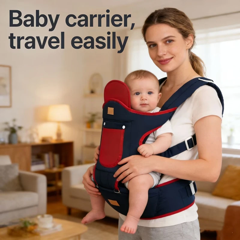 0-24 Baby Carrier Breathable Carrier Portable Newborn Backpack Thicken DoubleShoulder Ergonomic Kangaroo Baby Strap Four Seasons