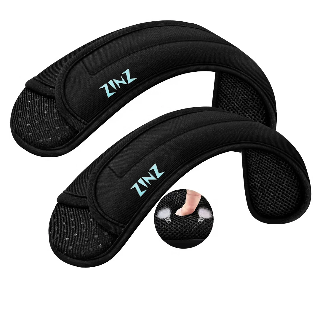 2-Pack Universal Shoulder Pad with Ultra Thick Cushion for Bag Luggage Bag Crossbody, Plus Long & Anti-Slip & Breathable