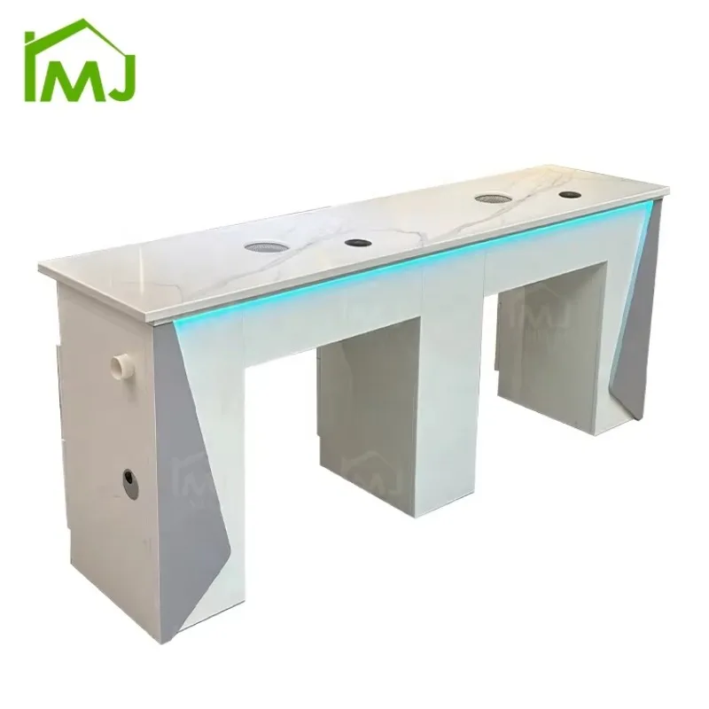 2026 Modern Beauty Salon Professional Storage Nail Care Manicure Table With Vacuum Cleaner