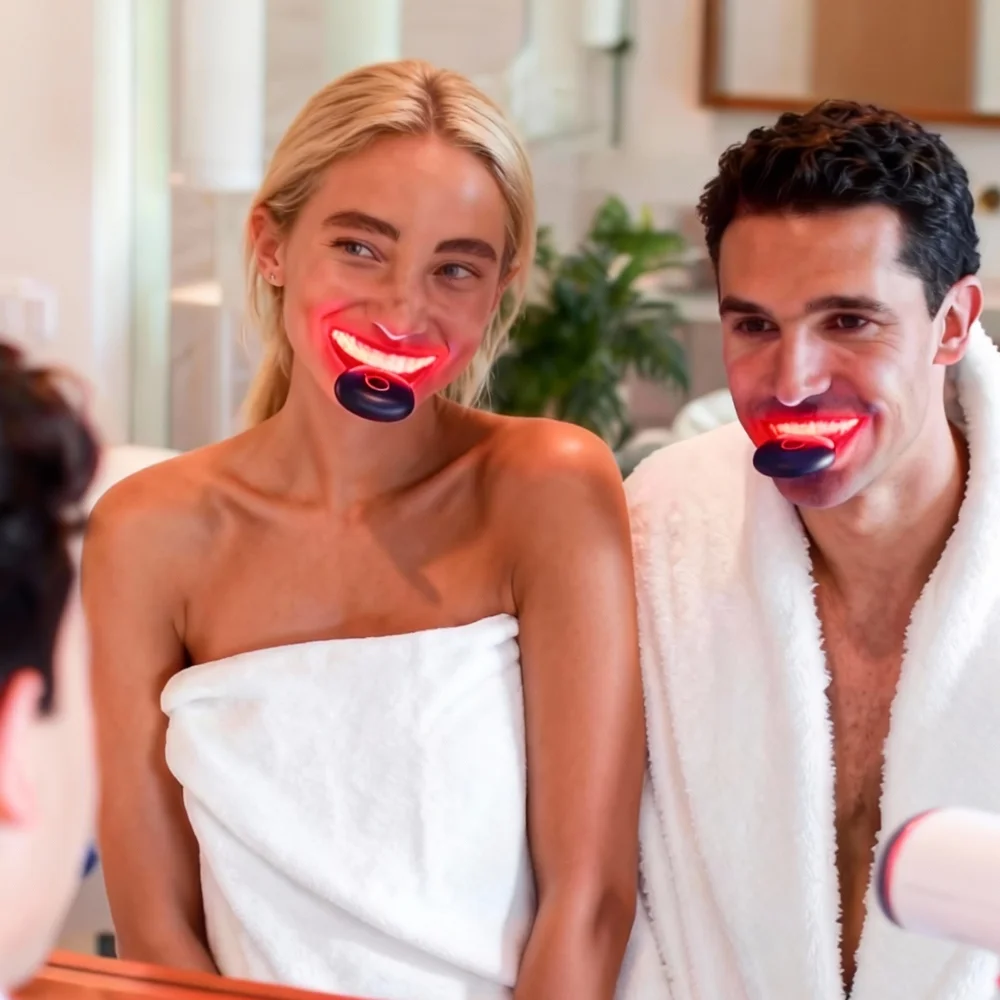 Red/Blue LED Light Therapy Device for Immediate Oral Relief of Tooth Pain, Gum Sensitivity & Swelling