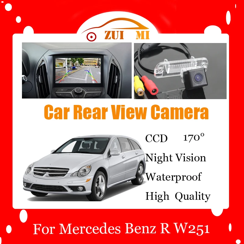 Car Reverse Rear View Camera For Mercedes Benz R W251 2014 2015 Waterproof CCD Full HD Night Vision Backup Parking Camera