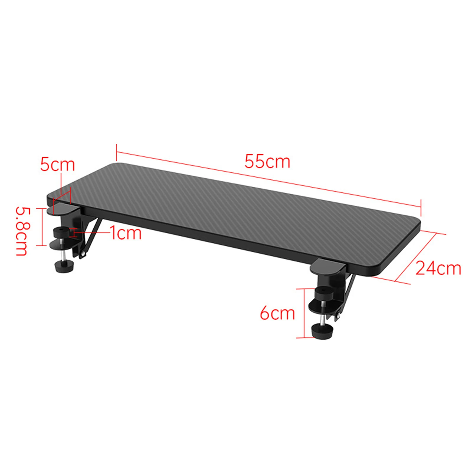 Customizable Ergonomic Desk Extender Tray Wrist Rest Pad Armrest for Keyboard Typing Home Office Extension Platform Mouse