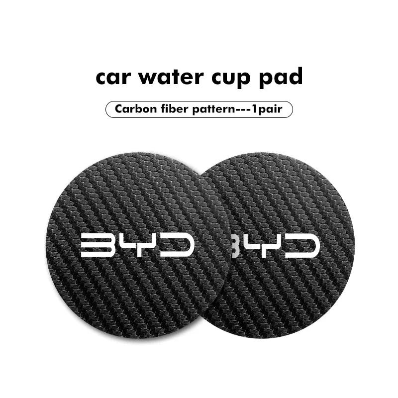 Car Styling Parts Interior Cup Mat for BYD Dolphin Atto 3 Sealion 7 Han Seal Tang E6 E2 Premium Car Accessories
