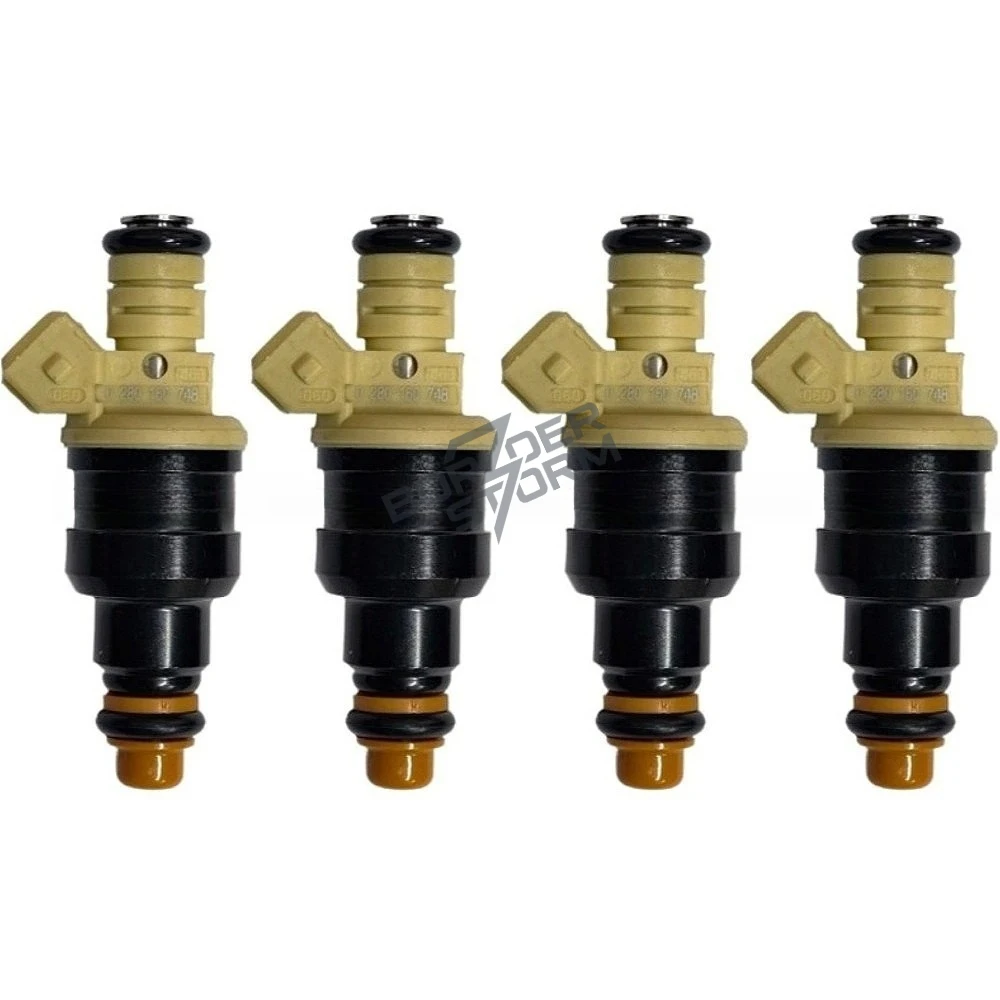 4PCS FUEL INJECTOR FOR VAUXHALL NOVA CORSA A GSI GTE E16SE C16SE 1.6i 0280150748 Premium Car Accessories