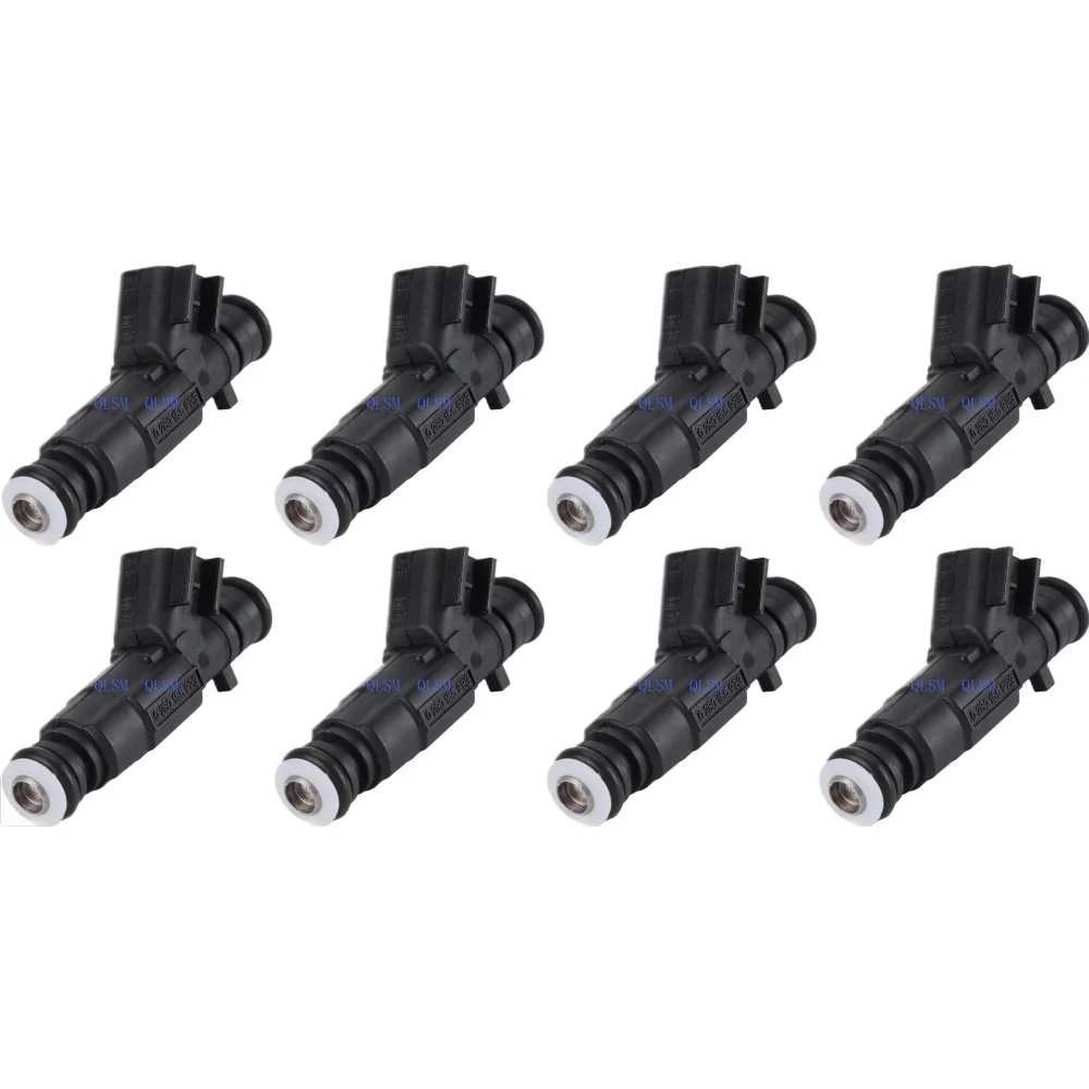 8PCS Fuel Injector Premium Car Accessories 0280155923 for 1999 2004 4.0 Cherokee 4 Hole Upgraded