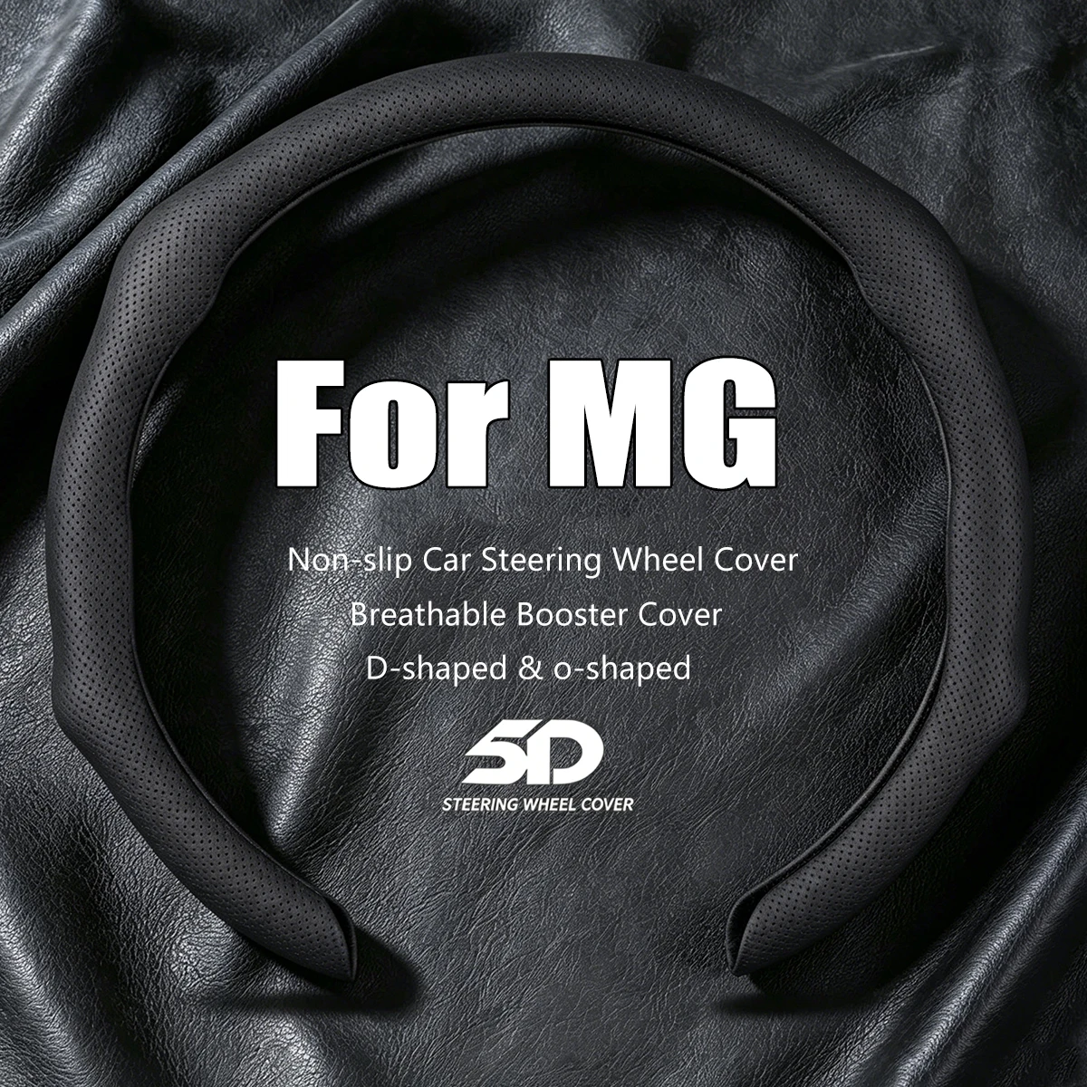 2026 NEW NAPPA Premium Car Steering Wheel Cover For MG ZS EV/EZS MULAN MG5 EV MG ONE EV MG4 EV Breathable Non-slip Accessories