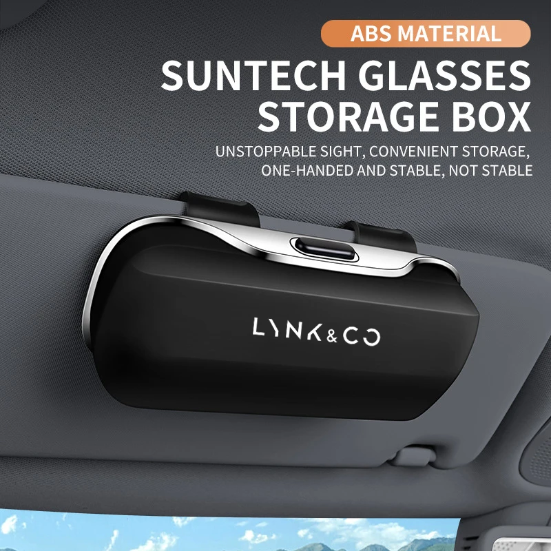 For Lynk Co LynkCo 01 08 03 09 02 EM-P 5 05 06 Z20 Z10 Accessories Car Visor Sunglasses Glasses Case Glasses Holder Clip Box