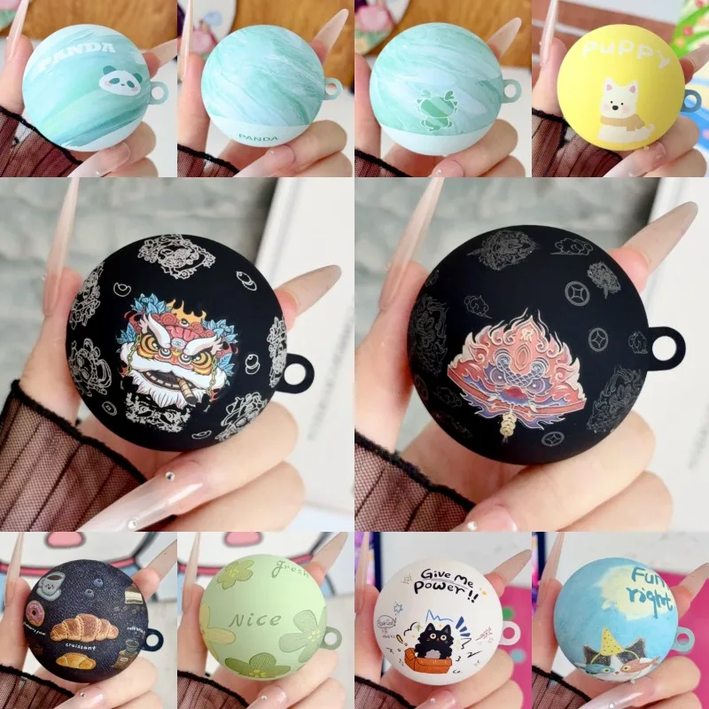 2026 New For Huawei FreeClip 2 S Cute Dancing Lion Black Cat EarBuds Protective Cover Soft TPU Wireless Bluetooth Charging Cover