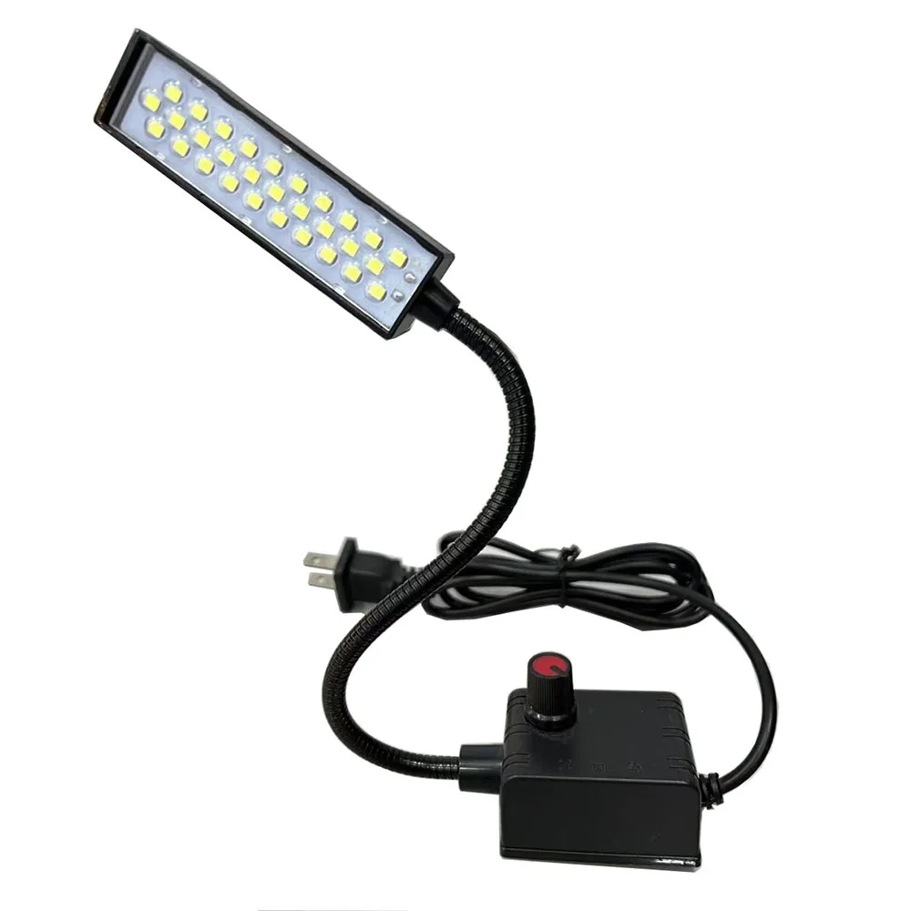 Dimmable Sewing Machine Light 30 Leds AC100-240V EU/US Plug Home Working Light Magnetic Mounting Base for Clothing Machine