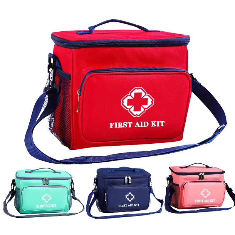 Large Capacity Medicine Storage Bag Empty Travel First Aid Kits Portable Medicine Organizer Car Emergency Survival Kit